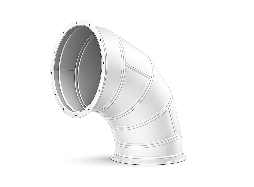 White Duct Angle